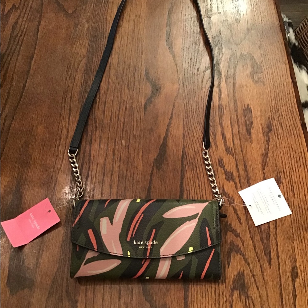 NWT Kate Spade Crossbody Wallet